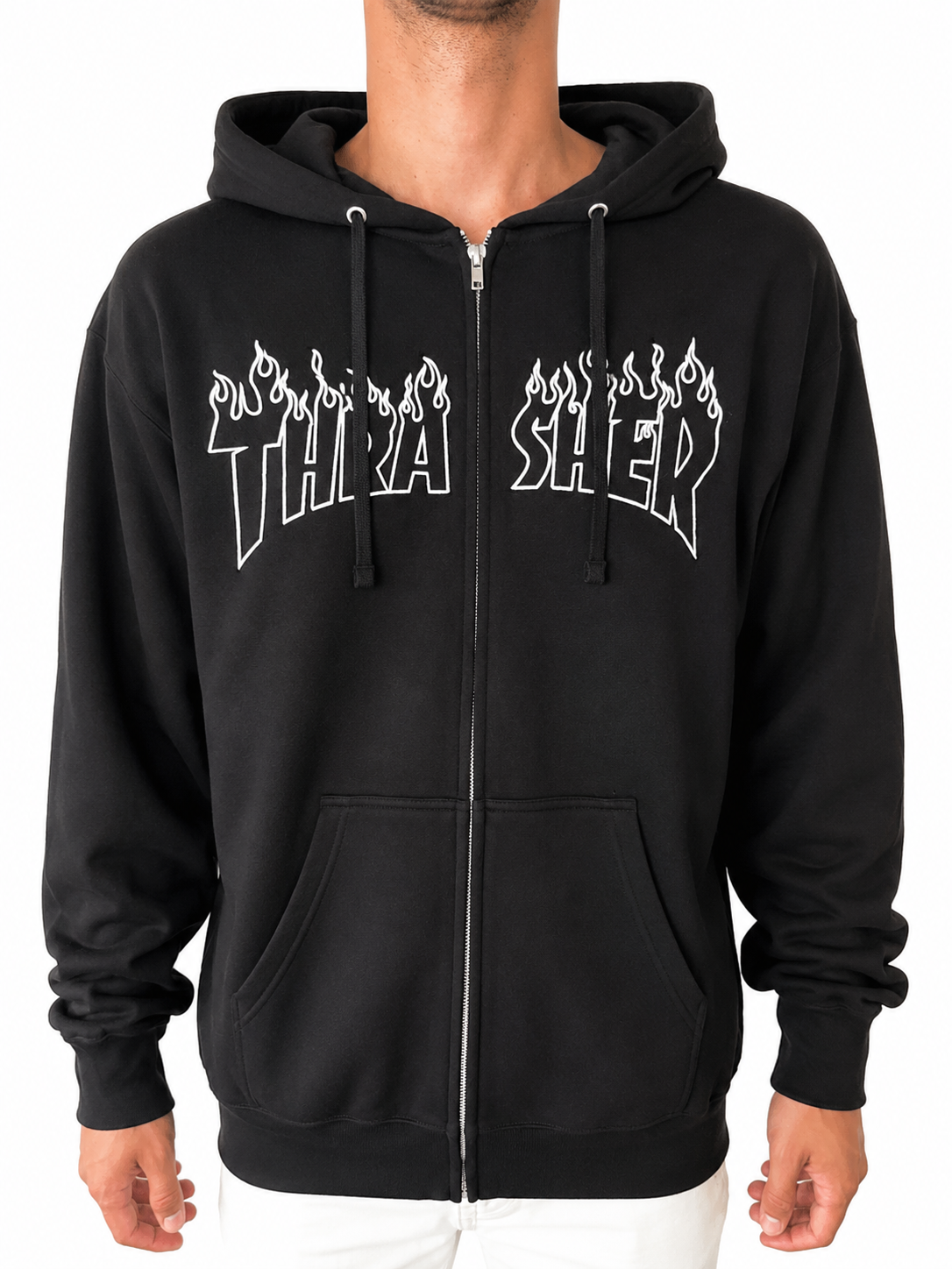 THRASHER BUSO NEGRO EMBROIDERED