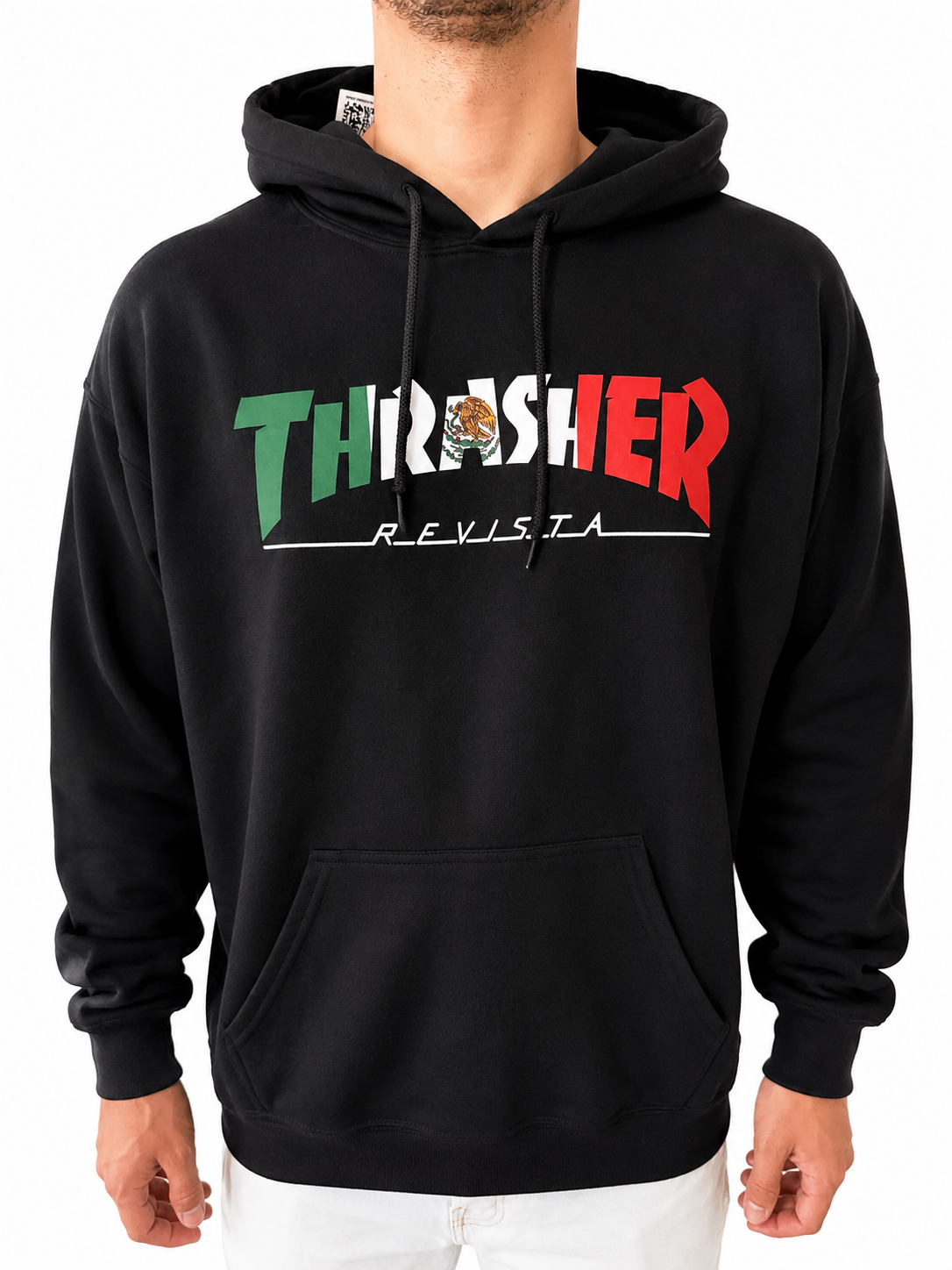 THRASHER BUSO NEGRO CAPOTA MEXICO