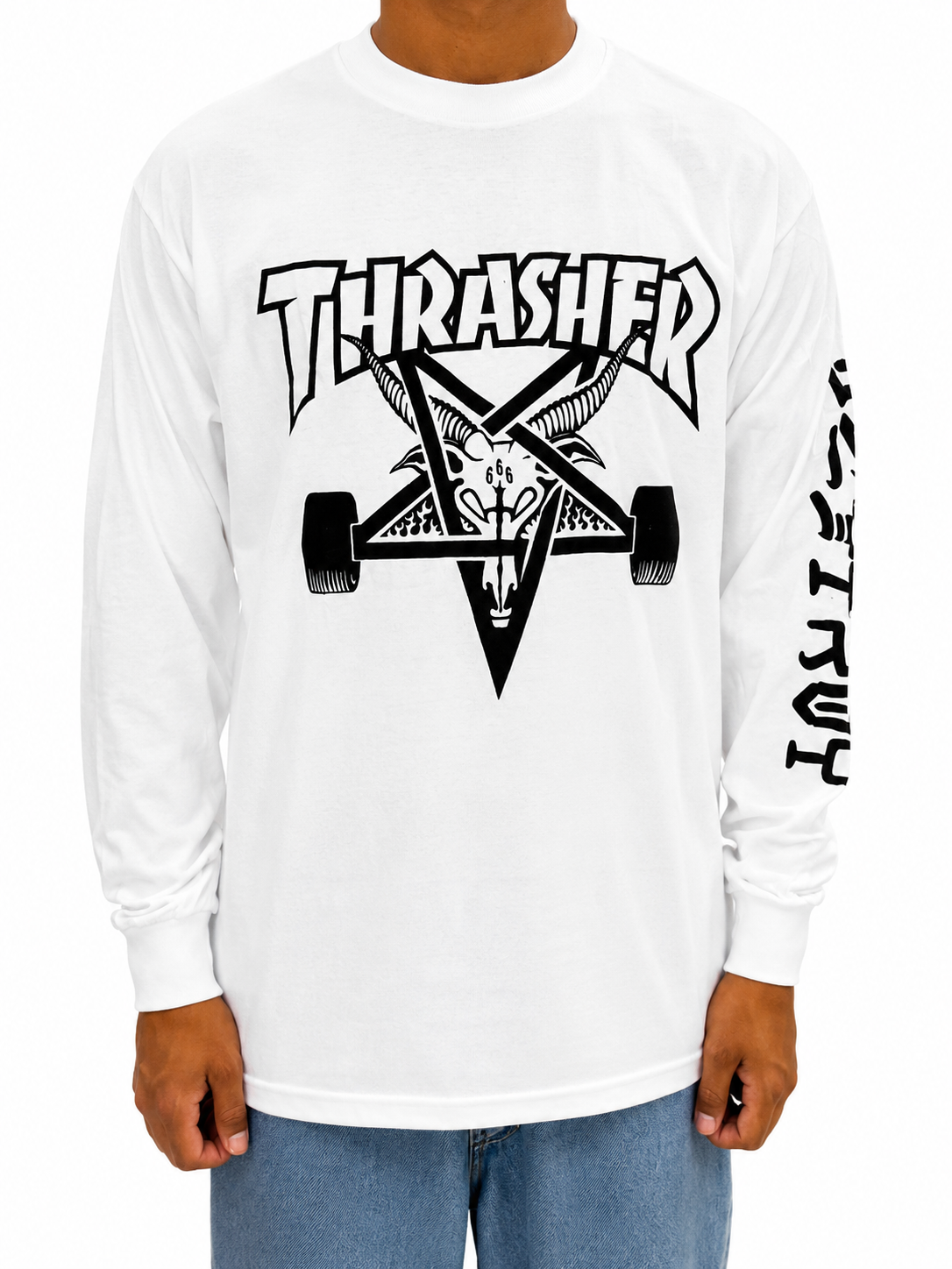 THRASHER CAMIBUSO BLANCO SKATEMAG